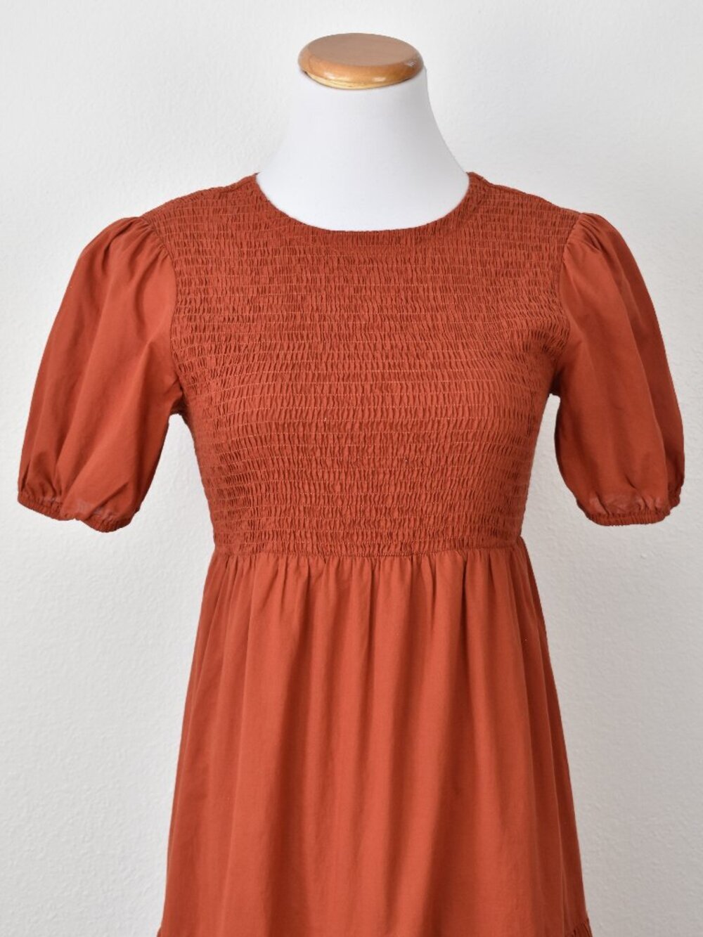 Petal & Pup Naura Shirred Tiered Midi Dress - 2 - Picture 2 of 10